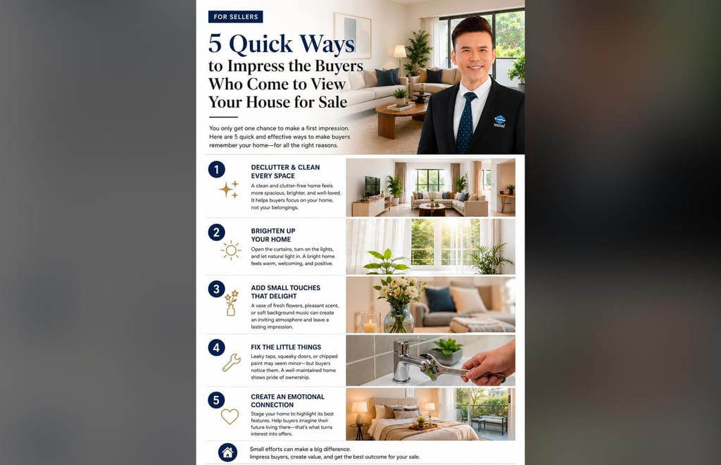 5 Quick Ways to Impress Buyers When They View Your Home for Sale